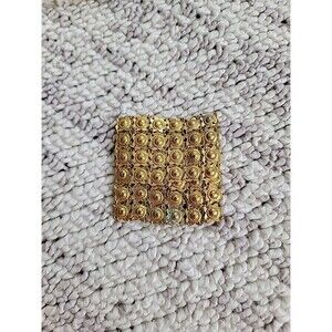 Vintage Metal Chainmail Coin Purse Small Pouch Approximately 2x2
